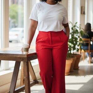 Ann Taylor Bold Red Women's Trousers